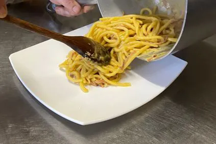 La carbonara di Trattoria Pizzeria Lilly